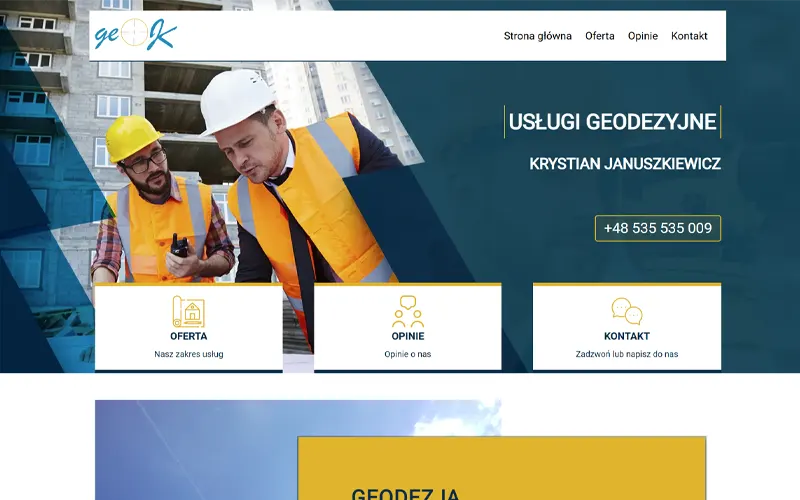 Strona internetowa MOD-19 – studio projektowe architektury