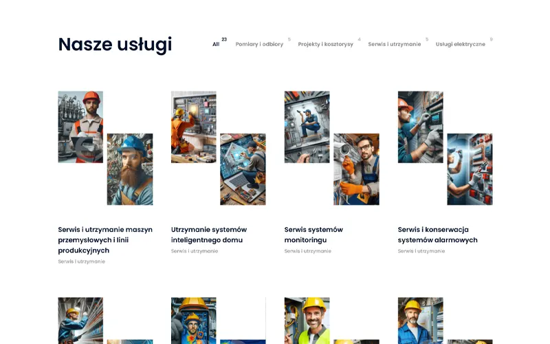 Projekt ES-Serwis – oferta usług elektrycznych